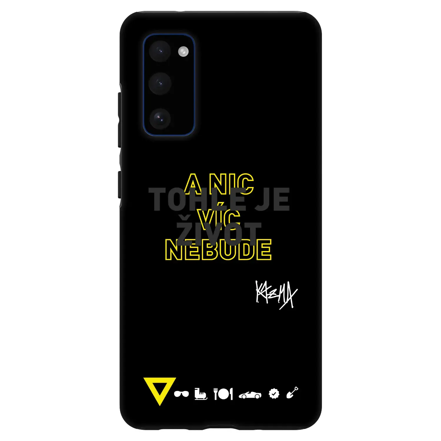 Fashion Case pro Samsung Galaxy S20 FE - Kazma - TOHLE JE ŽIVOT A NIC VÍC NEBUDE