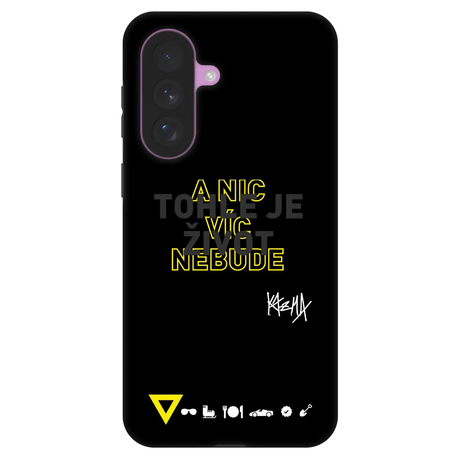 Fashion Case pro Samsung Galaxy A57 5G - Kazma - TOHLE JE ŽIVOT A NIC VÍC NEBUDE