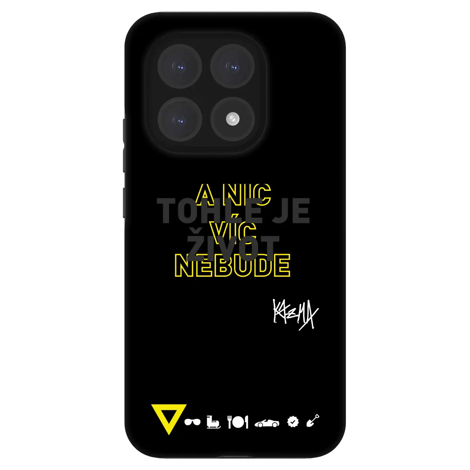 Fashion Case pro Xiaomi 15T - Kazma - TOHLE JE ŽIVOT A NIC VÍC NEBUDE