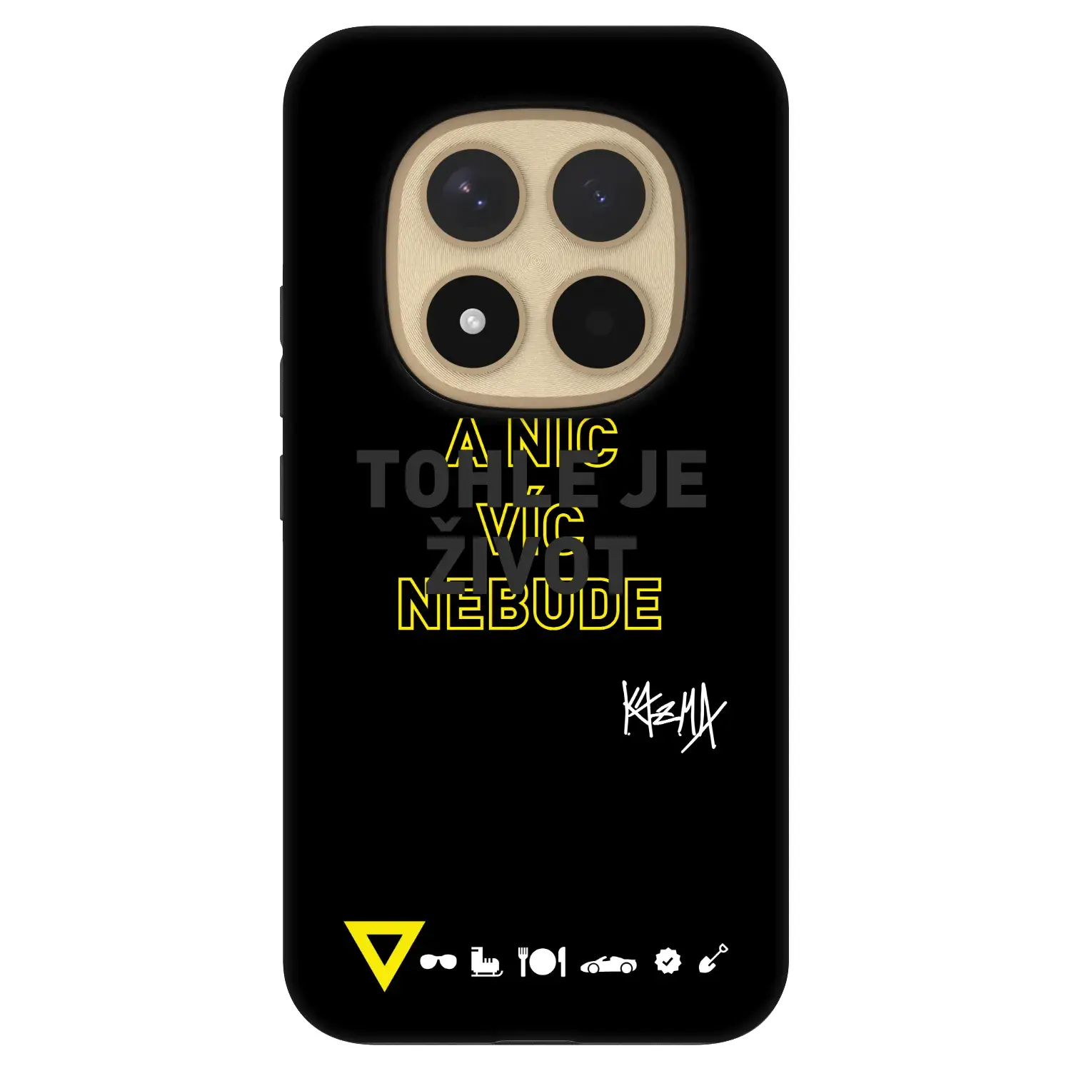 Fashion Case pro Xiaomi Redmi Note 15 Pro+ - Kazma - TOHLE JE ŽIVOT A NIC VÍC NEBUDE