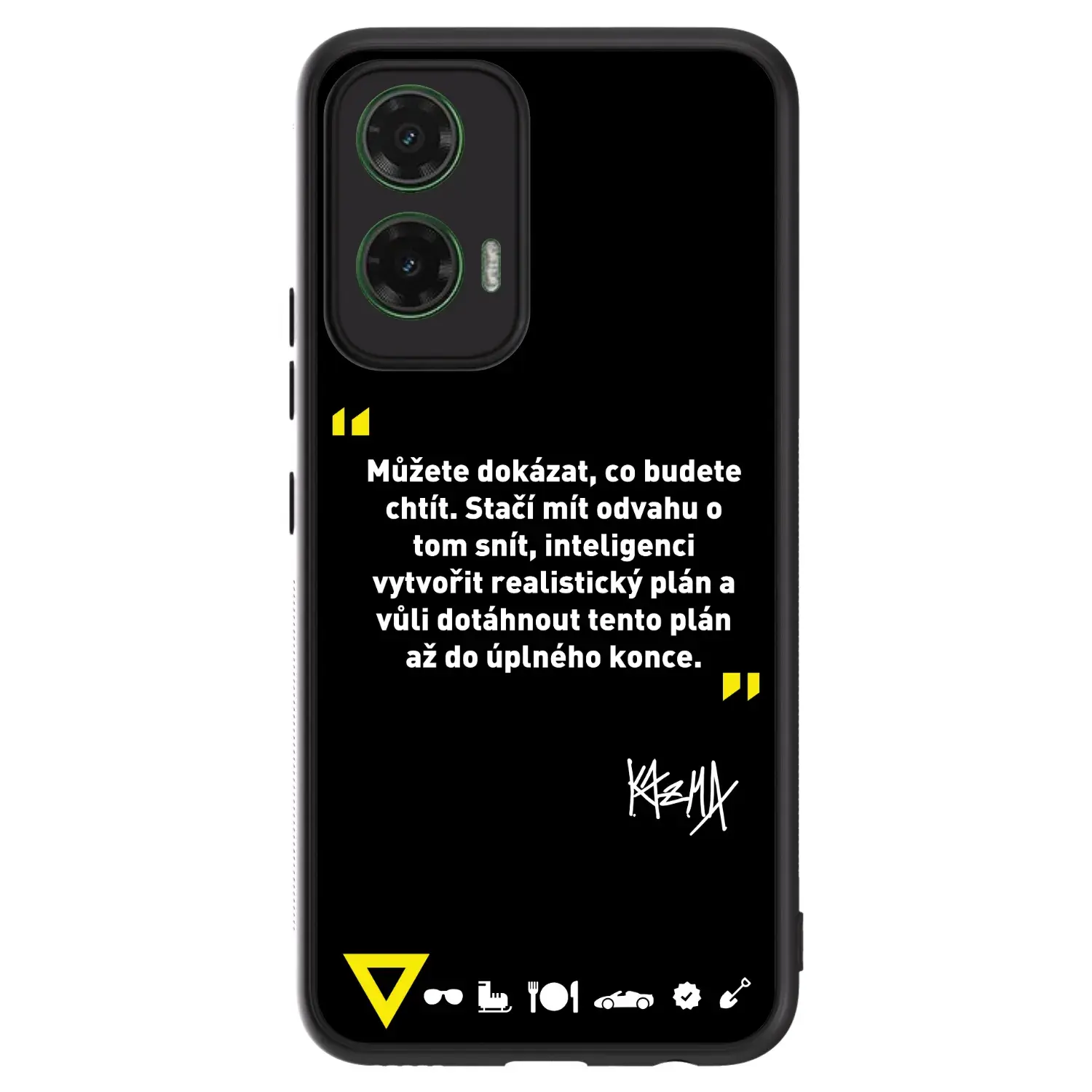 ULTIMATE CASE pro Motorola Moto G35 5G - Kazma - MŮŽETE DOKÁZAT, CO BUDETE CHTÍT