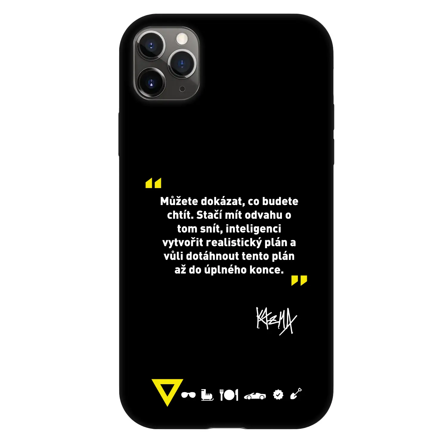 Fashion Case pro Apple iPhone 11 Pro Max - Kazma - MŮŽETE DOKÁZAT, CO BUDETE CHTÍT