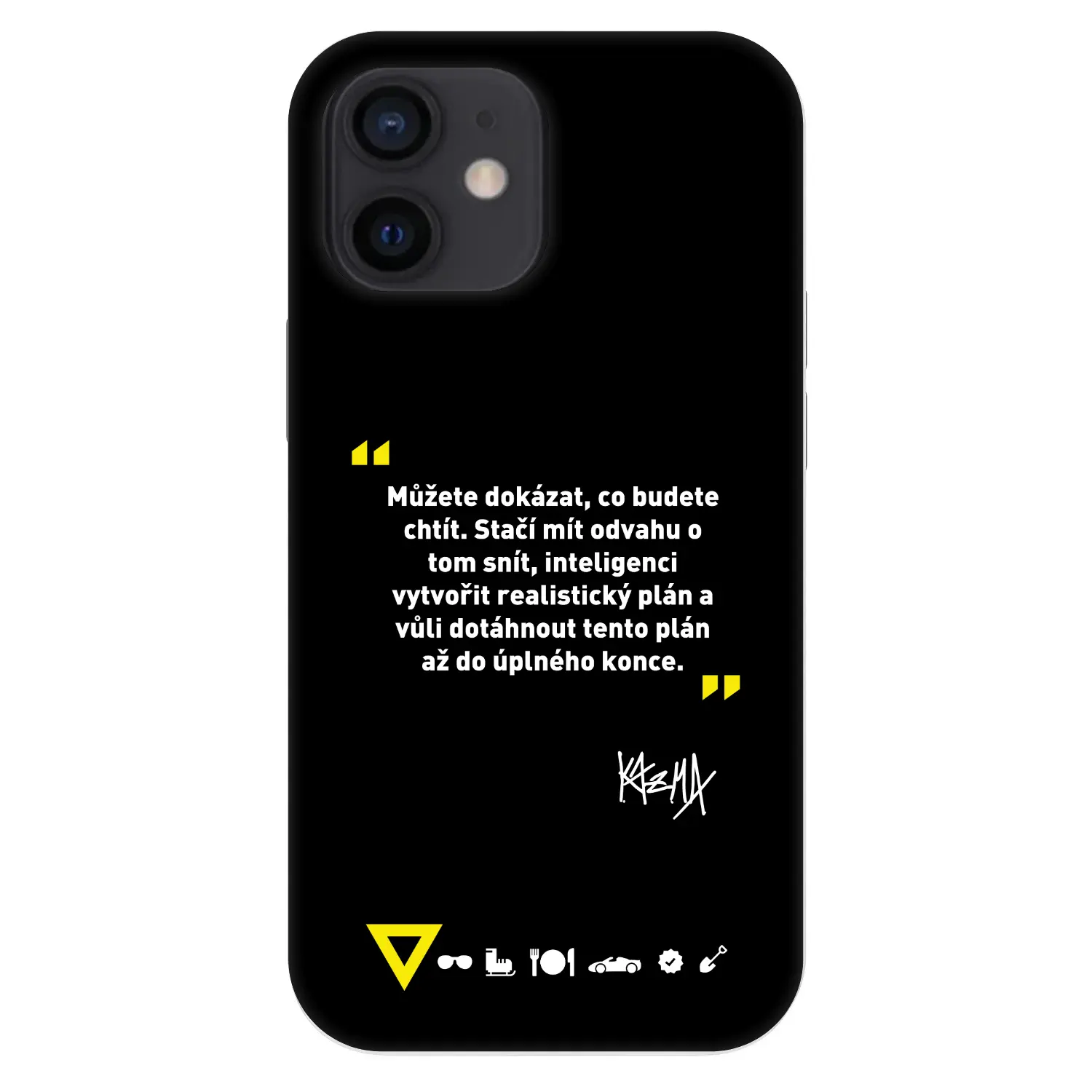 Fashion Case pro Apple iPhone 12 mini - Kazma - MŮŽETE DOKÁZAT, CO BUDETE CHTÍT