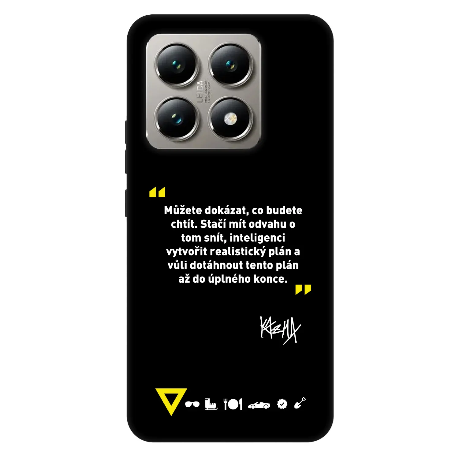 Fashion Case pro Xiaomi 14T - Kazma - MŮŽETE DOKÁZAT, CO BUDETE CHTÍT