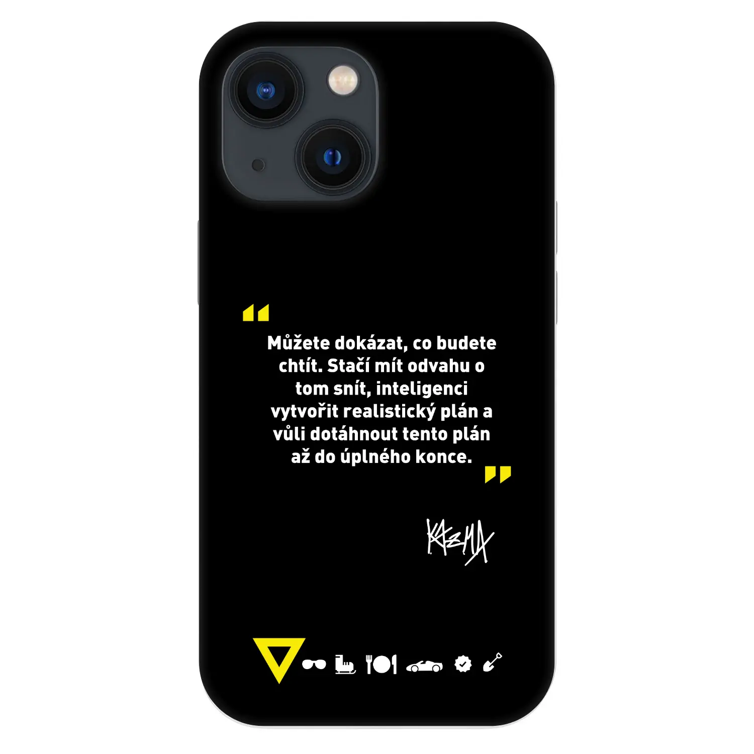 Fashion Case pro Apple iPhone 13 mini - Kazma - MŮŽETE DOKÁZAT, CO BUDETE CHTÍT