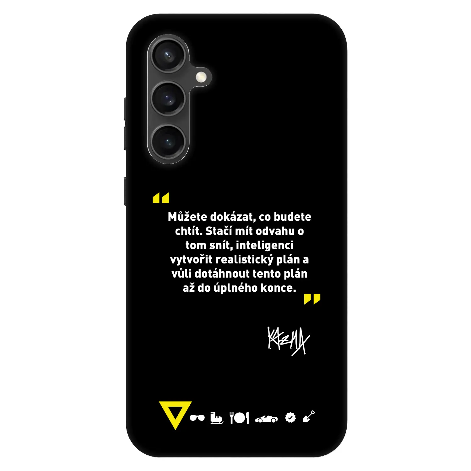 Fashion Case pro Samsung Galaxy S23 FE S711B - Kazma - MŮŽETE DOKÁZAT, CO BUDETE CHTÍT