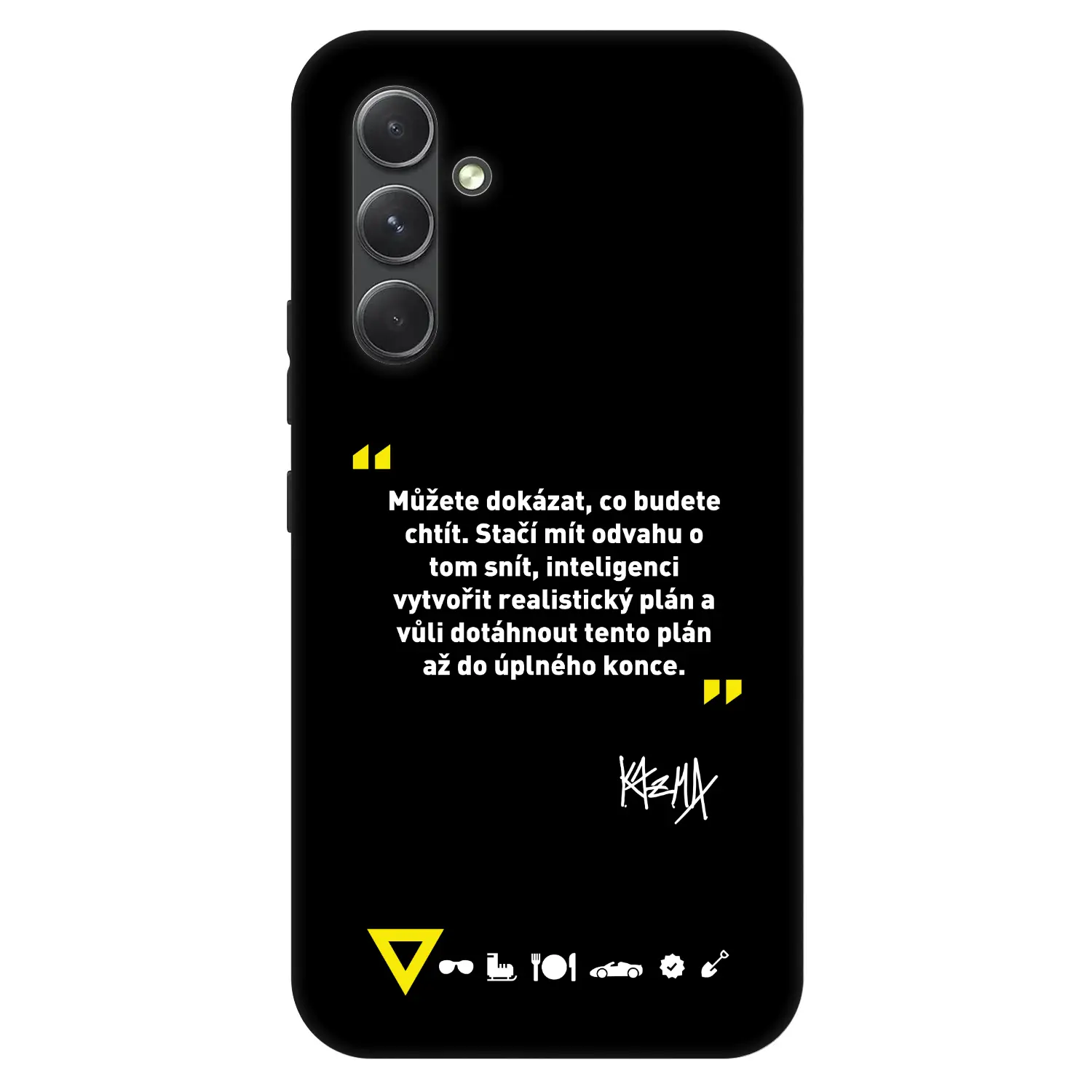 Fashion Case pro Samsung Galaxy A54 5G A546B - Kazma - MŮŽETE DOKÁZAT, CO BUDETE CHTÍT