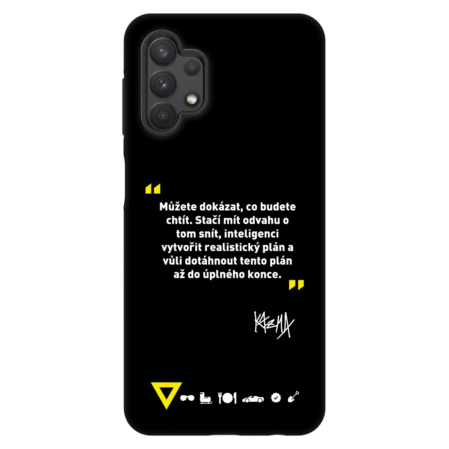 Fashion Case pro Samsung Galaxy A32 5G A326B - Kazma - MŮŽETE DOKÁZAT, CO BUDETE CHTÍT