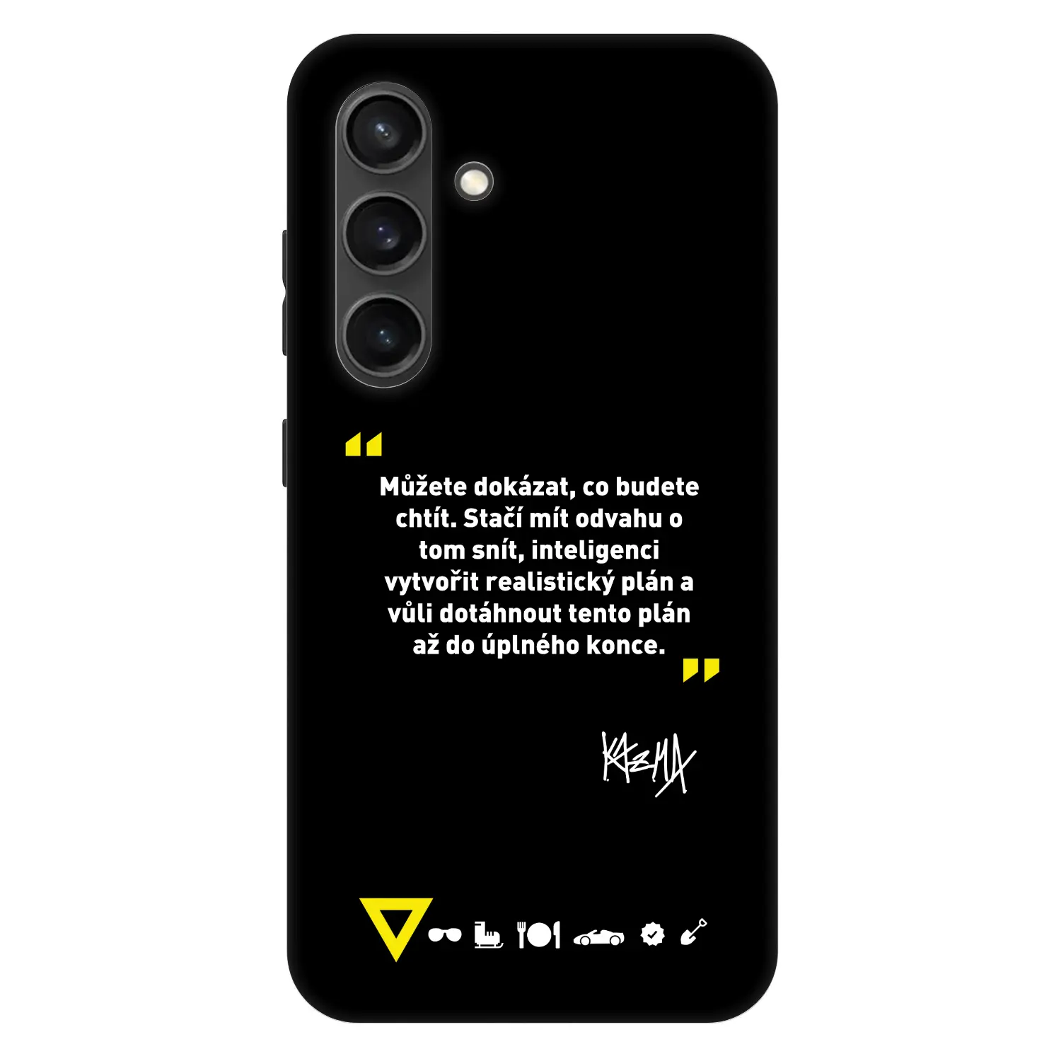 Fashion Case PowerShare pro Samsung Galaxy S24 S921B 5G - Kazma - MŮŽETE DOKÁZAT, CO BUDETE CHTÍT