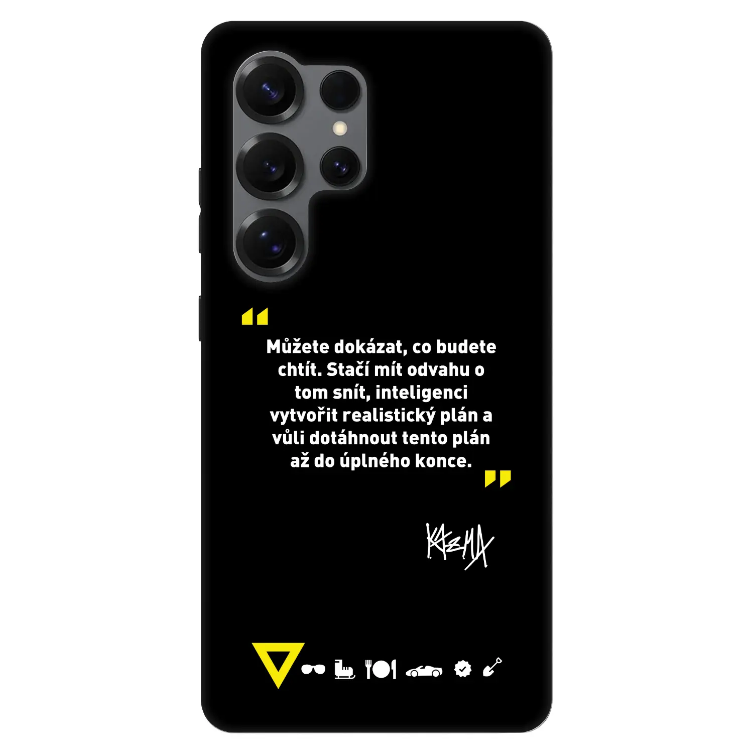 Fashion Case PowerShare pro Samsung Galaxy S25 Ultra 5G - Kazma - MŮŽETE DOKÁZAT, CO BUDETE CHTÍT