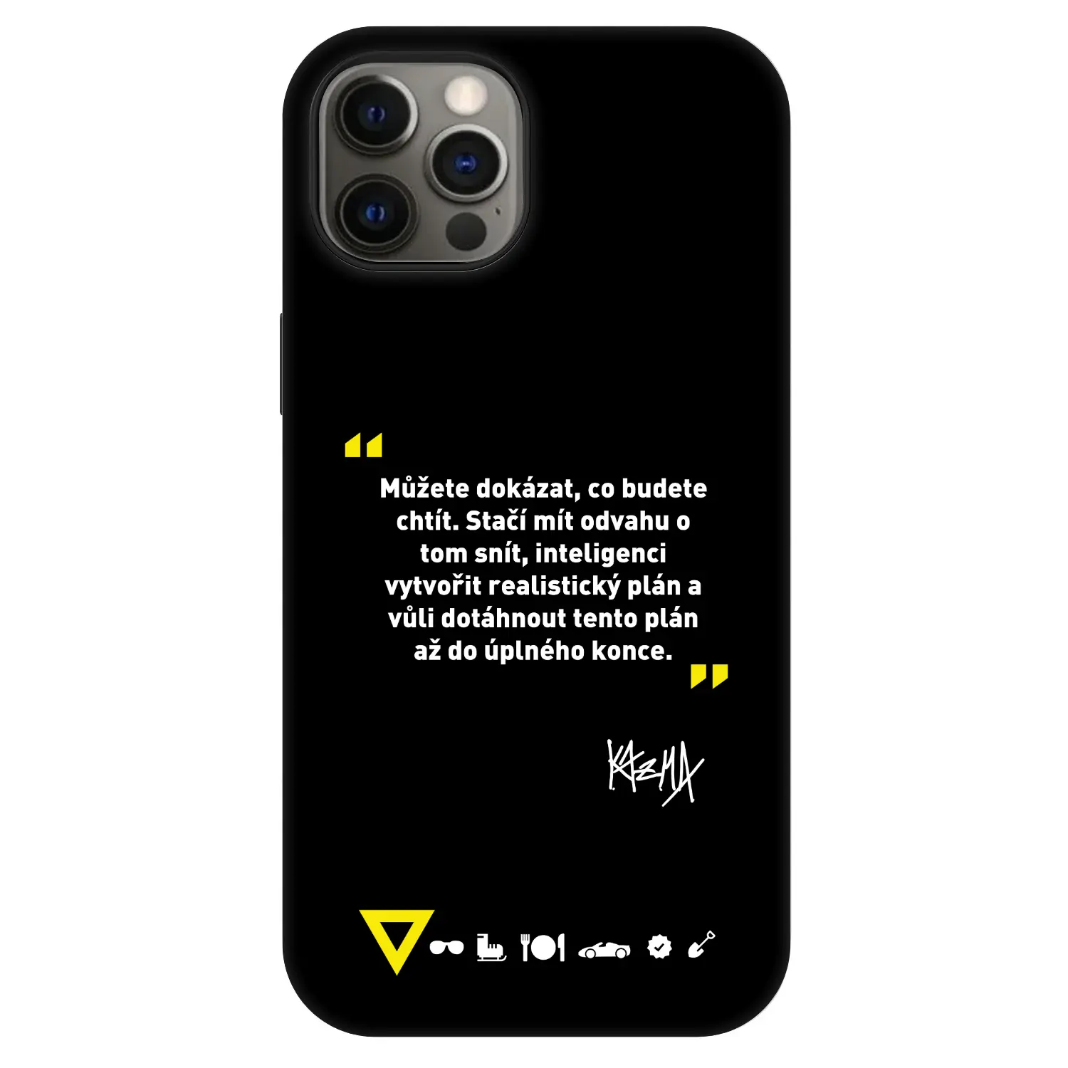 Fashion Case MagSafe Apple iPhone 12 - Kazma - MŮŽETE DOKÁZAT, CO BUDETE CHTÍT