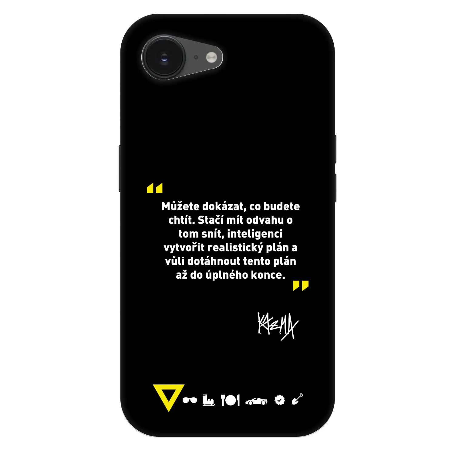 Fashion Case MagSafe Apple iPhone 16e - Kazma - MŮŽETE DOKÁZAT, CO BUDETE CHTÍT
