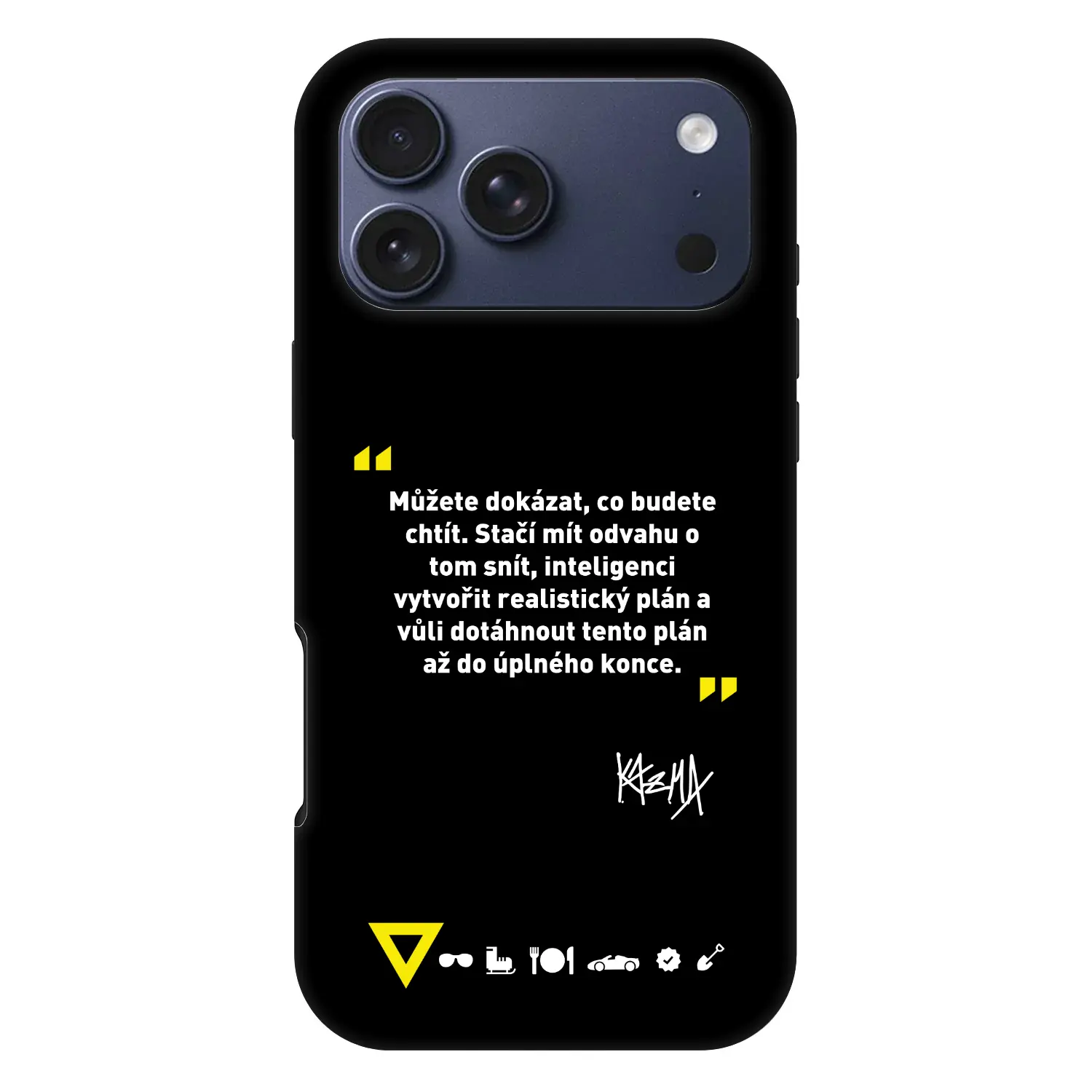 Fashion Case MagSafe Apple iPhone 17 Pro Max - Kazma - MŮŽETE DOKÁZAT, CO BUDETE CHTÍT
