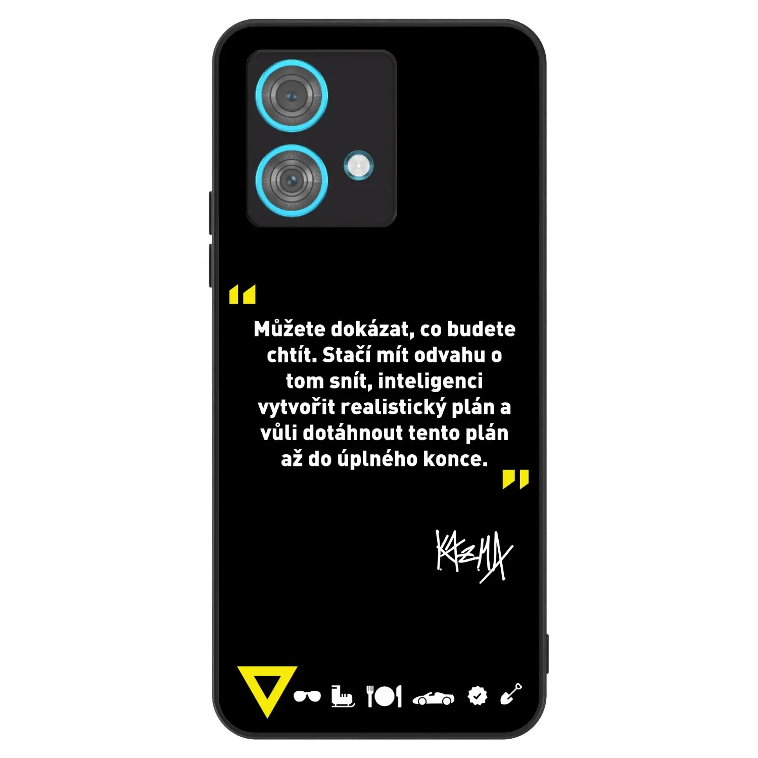 ULTIMATE CASE pro Motorola Edge 40 Neo - Kazma - MŮŽETE DOKÁZAT, CO BUDETE CHTÍT