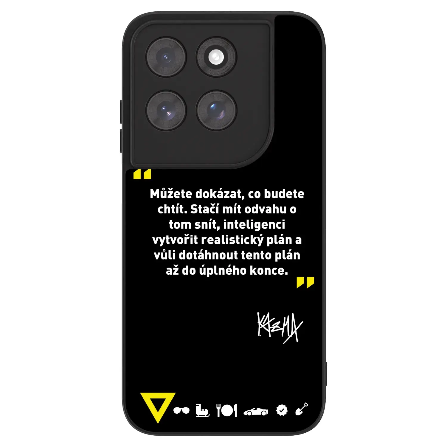 ULTIMATE CASE pro Motorola Moto G77 - Kazma - MŮŽETE DOKÁZAT, CO BUDETE CHTÍT