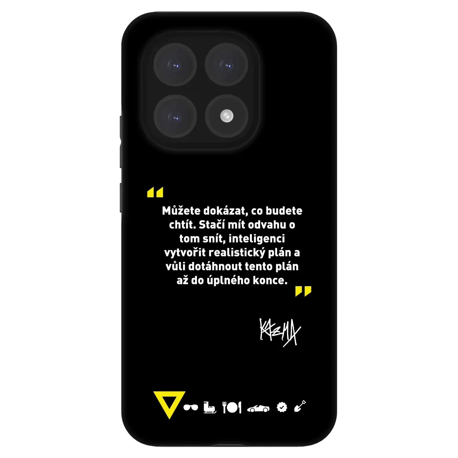 Fashion Case pro Xiaomi 15T - Kazma - MŮŽETE DOKÁZAT, CO BUDETE CHTÍT