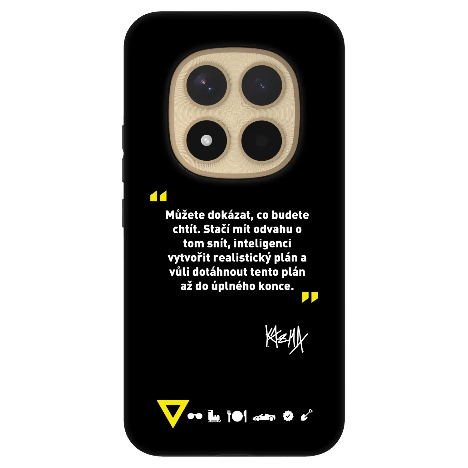 Fashion Case pro Xiaomi Redmi Note 15 Pro+ - Kazma - MŮŽETE DOKÁZAT, CO BUDETE CHTÍT