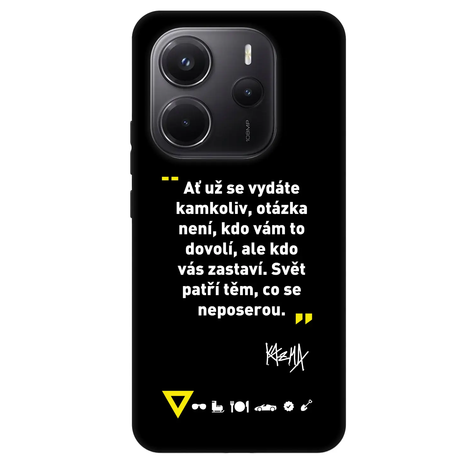 Fashion Case pro Xiaomi Redmi Note 14 5G - Kazma - SVĚT PATŘÍ TĚM, CO SE NEPOSEROU