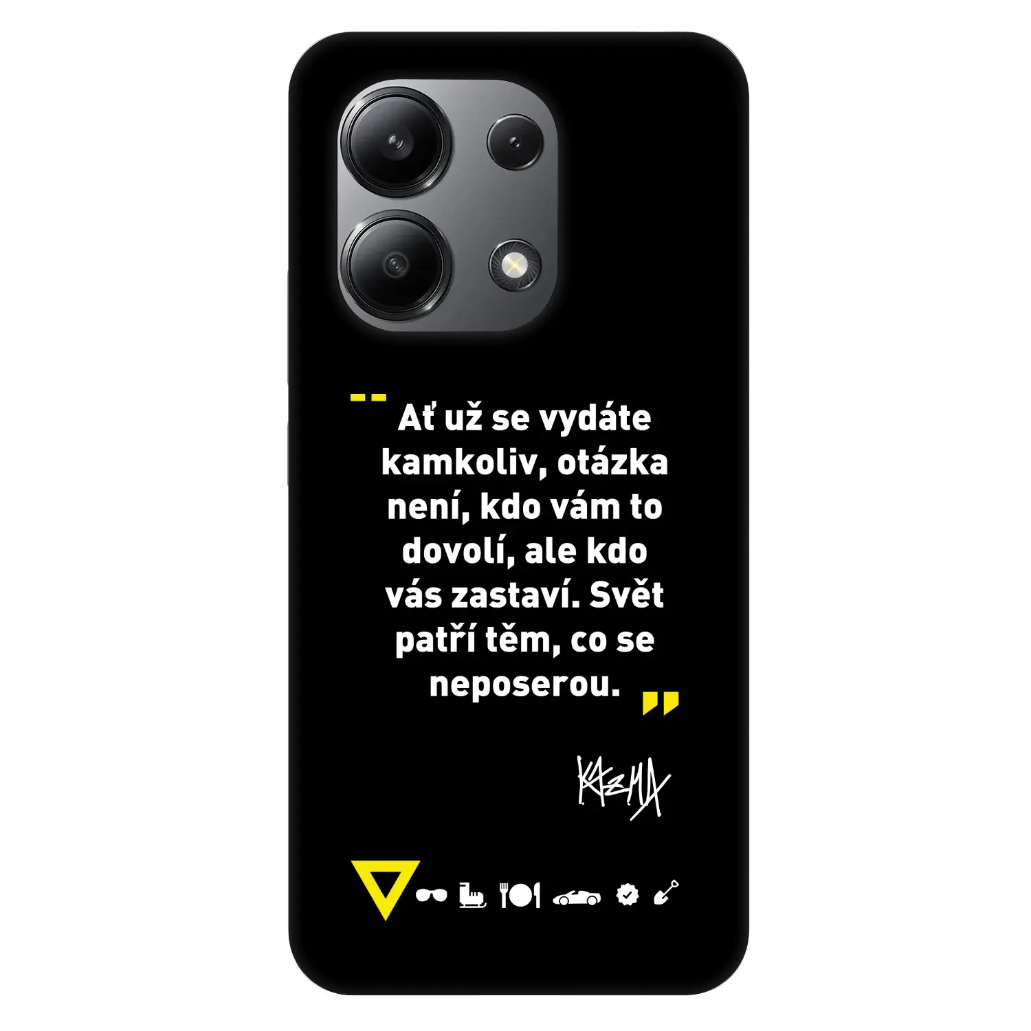 Fashion Case pro Xiaomi Redmi Note 13 4G - Kazma - SVĚT PATŘÍ TĚM, CO SE NEPOSEROU
