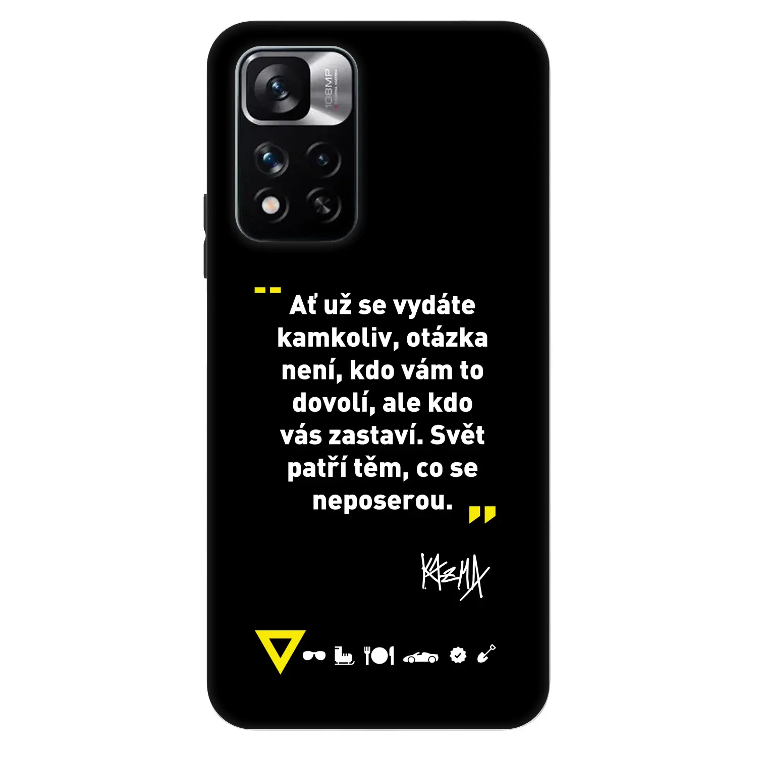 Fashion Case pro Xiaomi Redmi Note 11 Pro 5G - Kazma - SVĚT PATŘÍ TĚM, CO SE NEPOSEROU