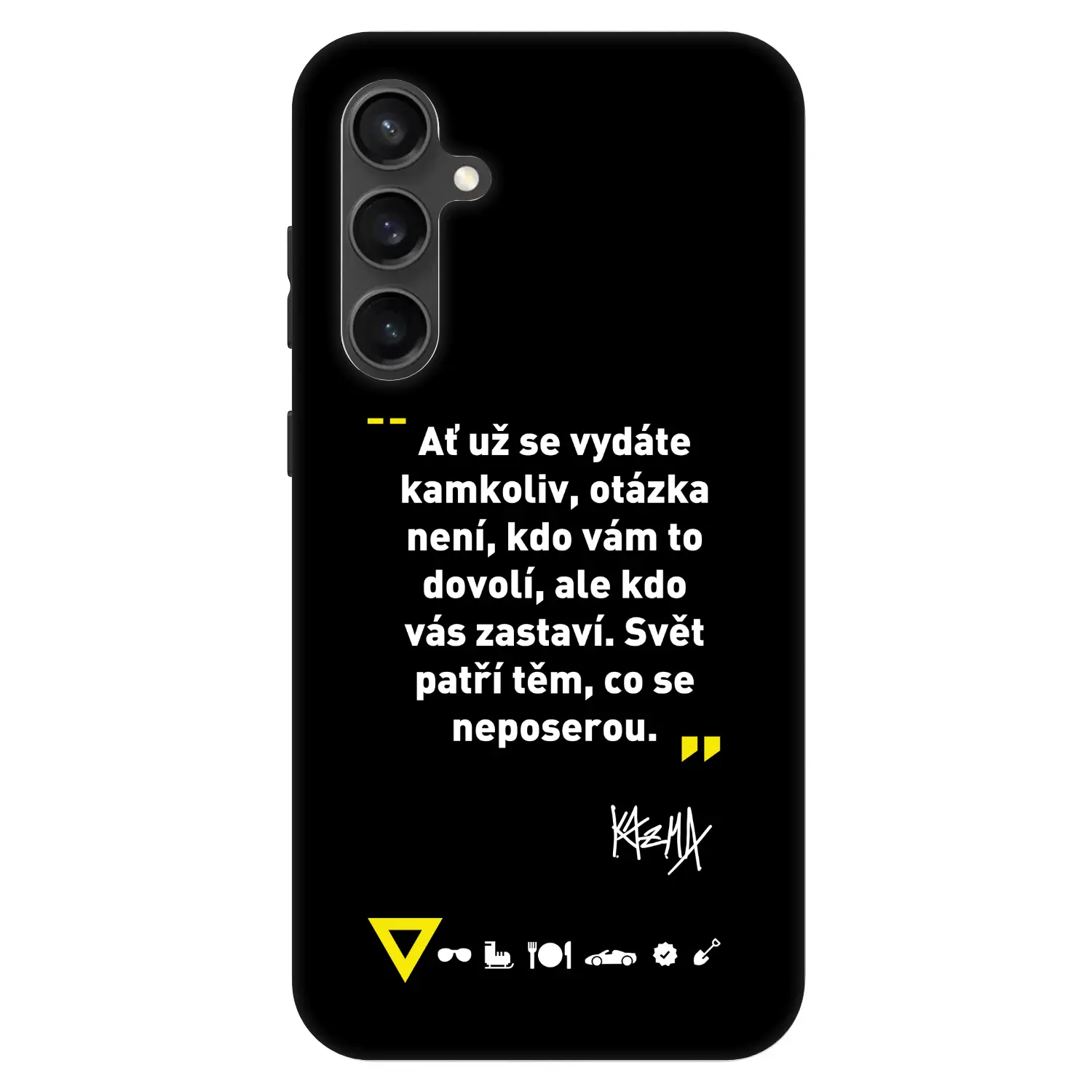 Fashion Case pro Samsung Galaxy S23 FE S711B - Kazma - SVĚT PATŘÍ TĚM, CO SE NEPOSEROU