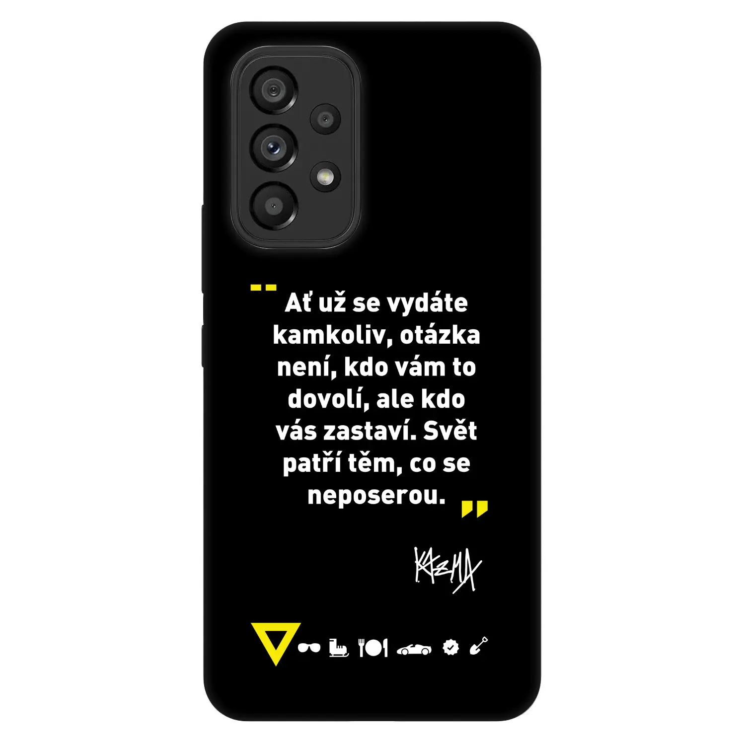 Fashion Case pro Samsung Galaxy A53 5G A536 - Kazma - SVĚT PATŘÍ TĚM, CO SE NEPOSEROU