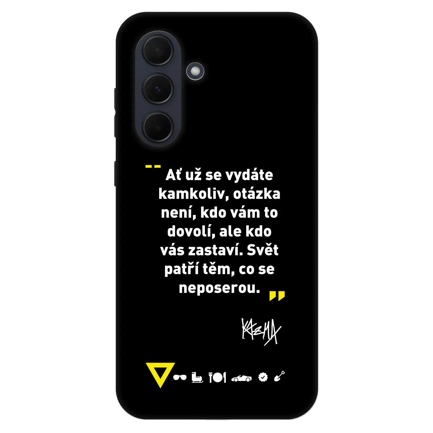Fashion Case pro Samsung Galaxy A35 5G A356B - Kazma - SVĚT PATŘÍ TĚM, CO SE NEPOSEROU