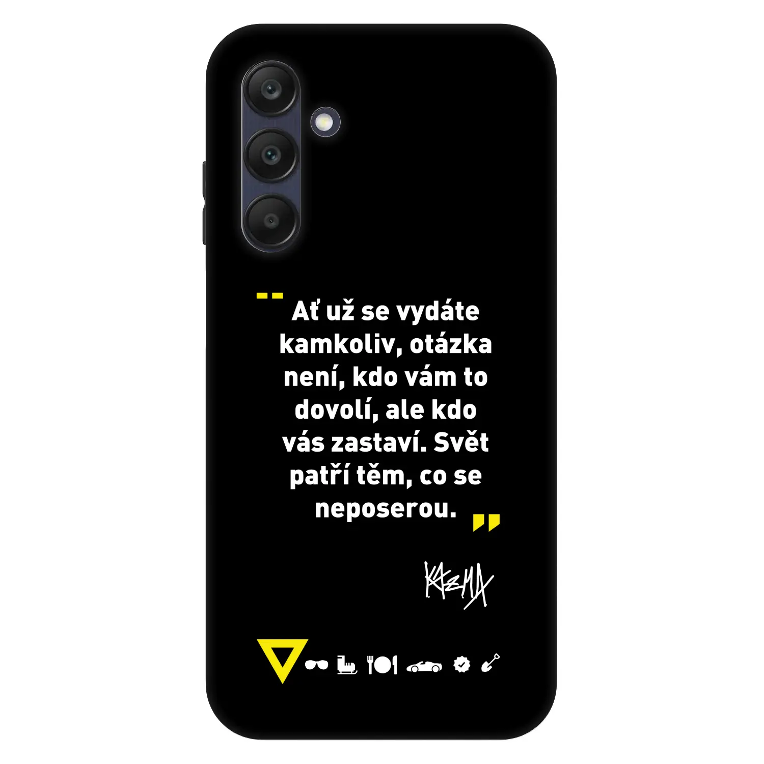 Fashion Case pro Samsung Galaxy A25 A256B 5G - Kazma - SVĚT PATŘÍ TĚM, CO SE NEPOSEROU