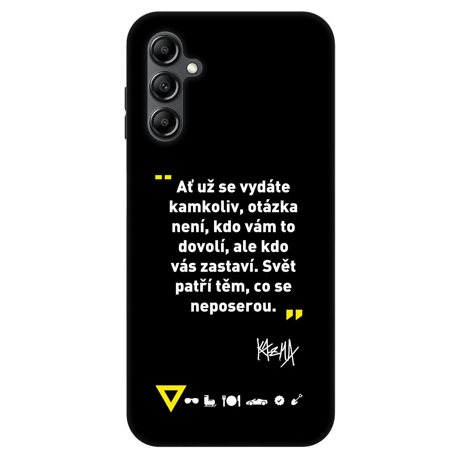 Fashion Case pro Samsung Galaxy A14 5G A146P - Kazma - SVĚT PATŘÍ TĚM, CO SE NEPOSEROU