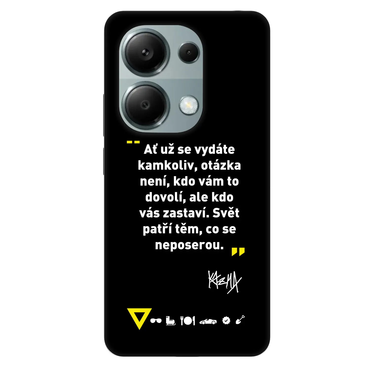 Fashion Case pro Xiaomi Redmi Note 13 Pro 4G - Kazma - SVĚT PATŘÍ TĚM, CO SE NEPOSEROU