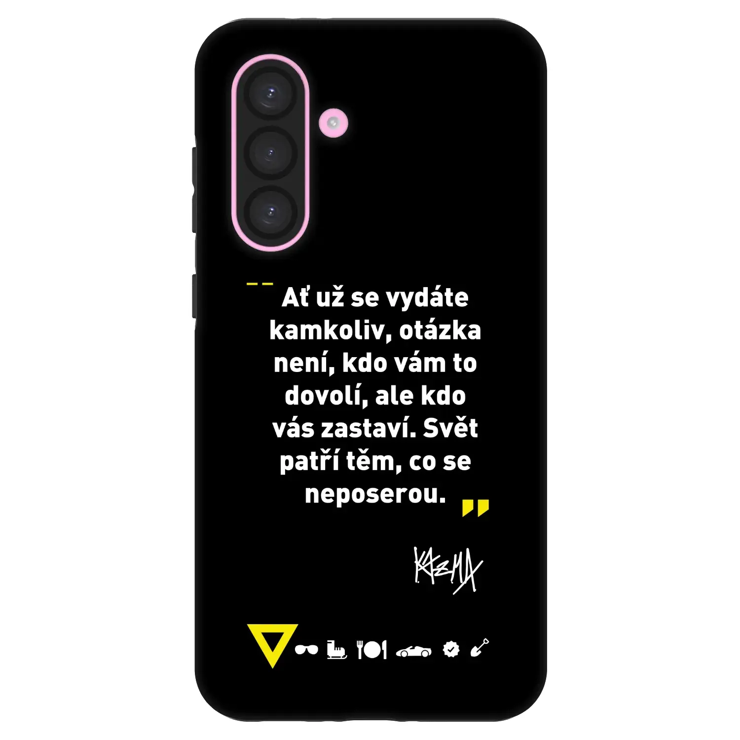 Fashion Case pro Samsung Galaxy A56 5G A566B - Kazma - SVĚT PATŘÍ TĚM, CO SE NEPOSEROU
