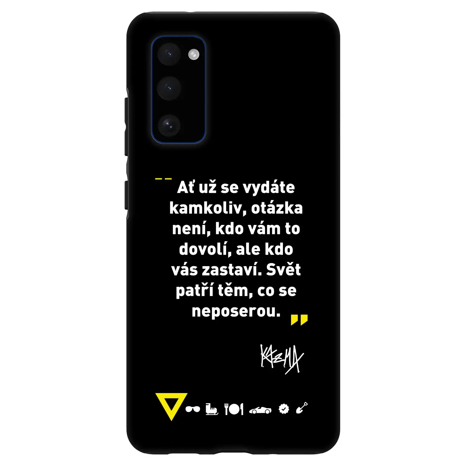 Fashion Case pro Samsung Galaxy S20 FE - Kazma - SVĚT PATŘÍ TĚM, CO SE NEPOSEROU