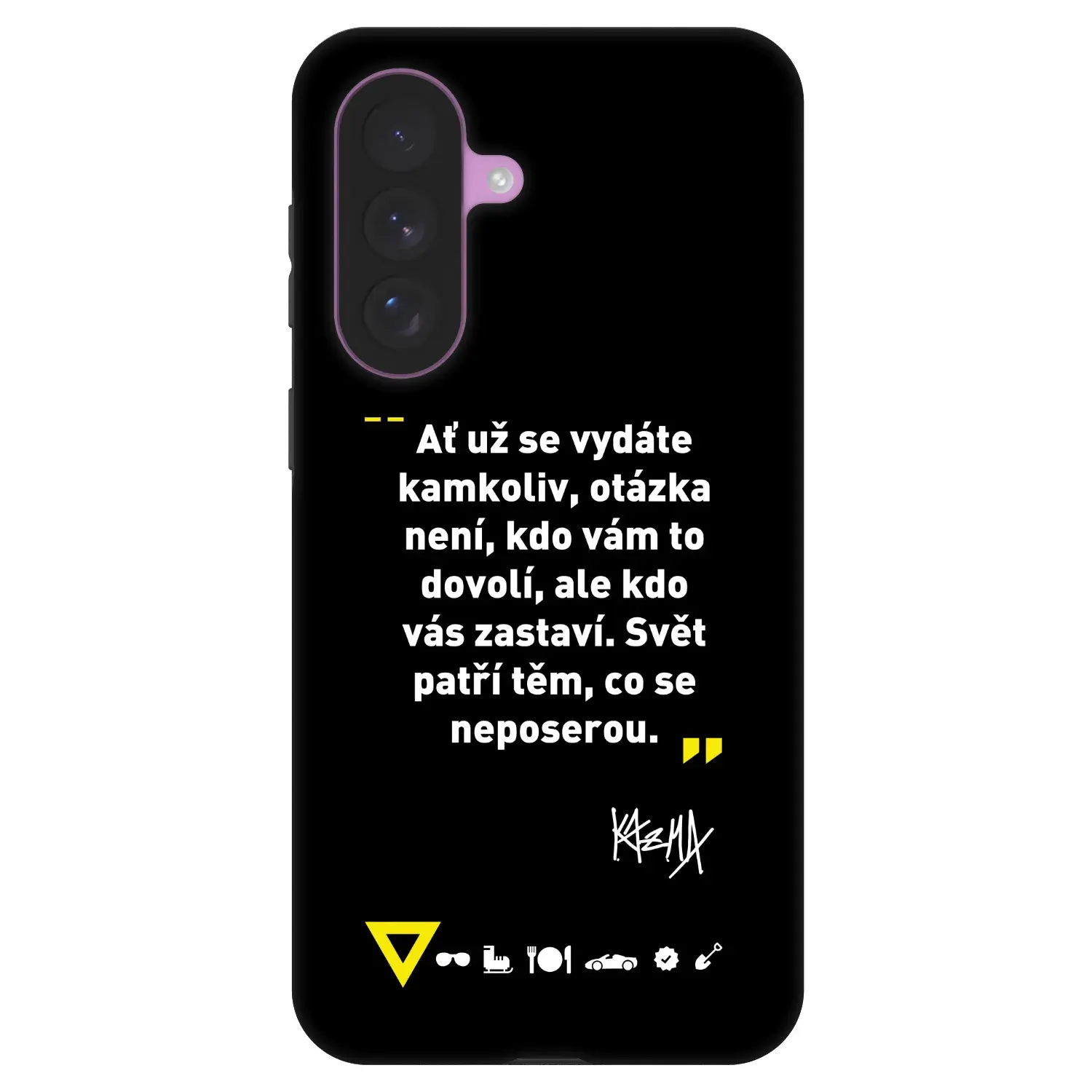 Fashion Case pro Samsung Galaxy A57 5G - Kazma - SVĚT PATŘÍ TĚM, CO SE NEPOSEROU