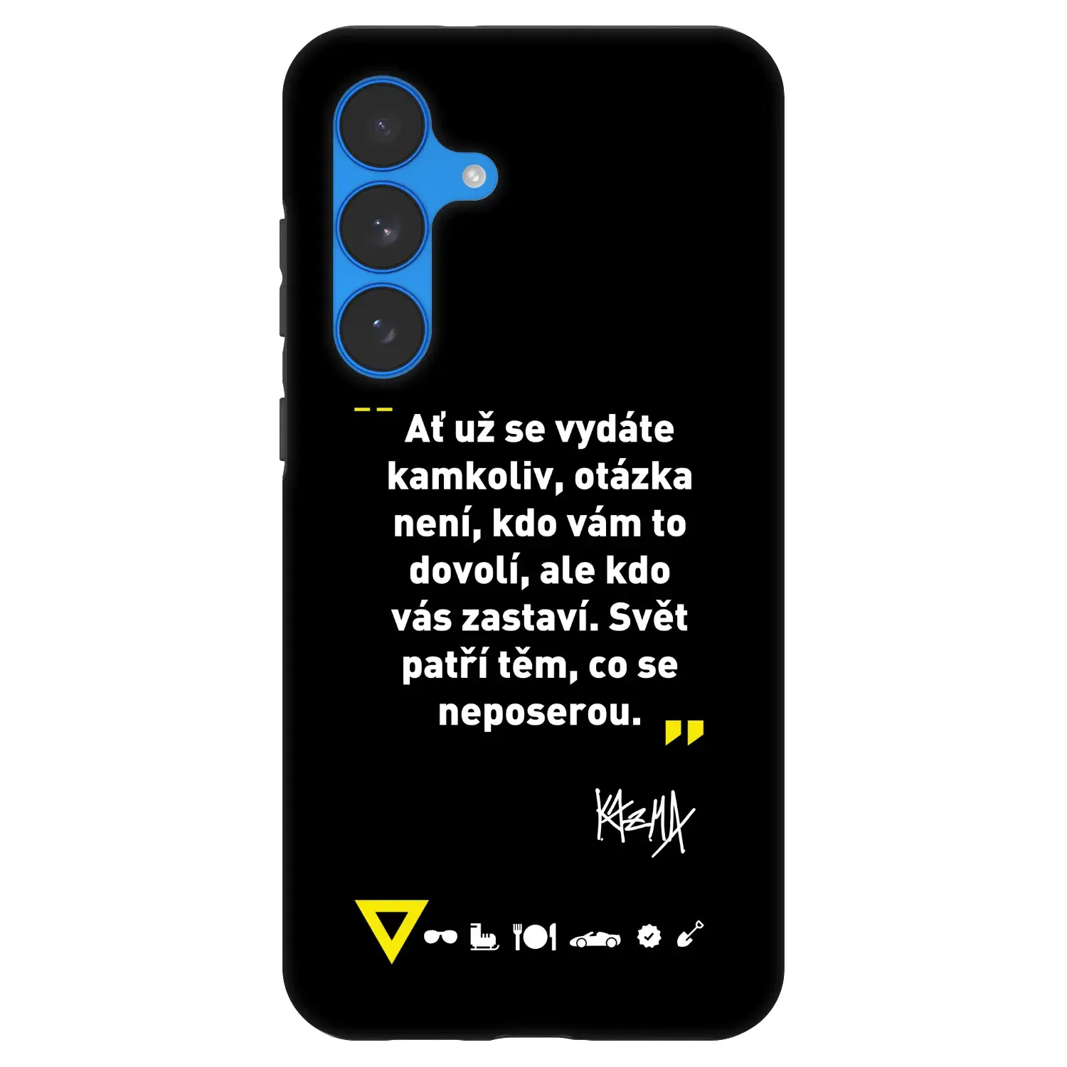 Fashion Case pro Samsung Galaxy S25 FE 5G - Kazma - SVĚT PATŘÍ TĚM, CO SE NEPOSEROU