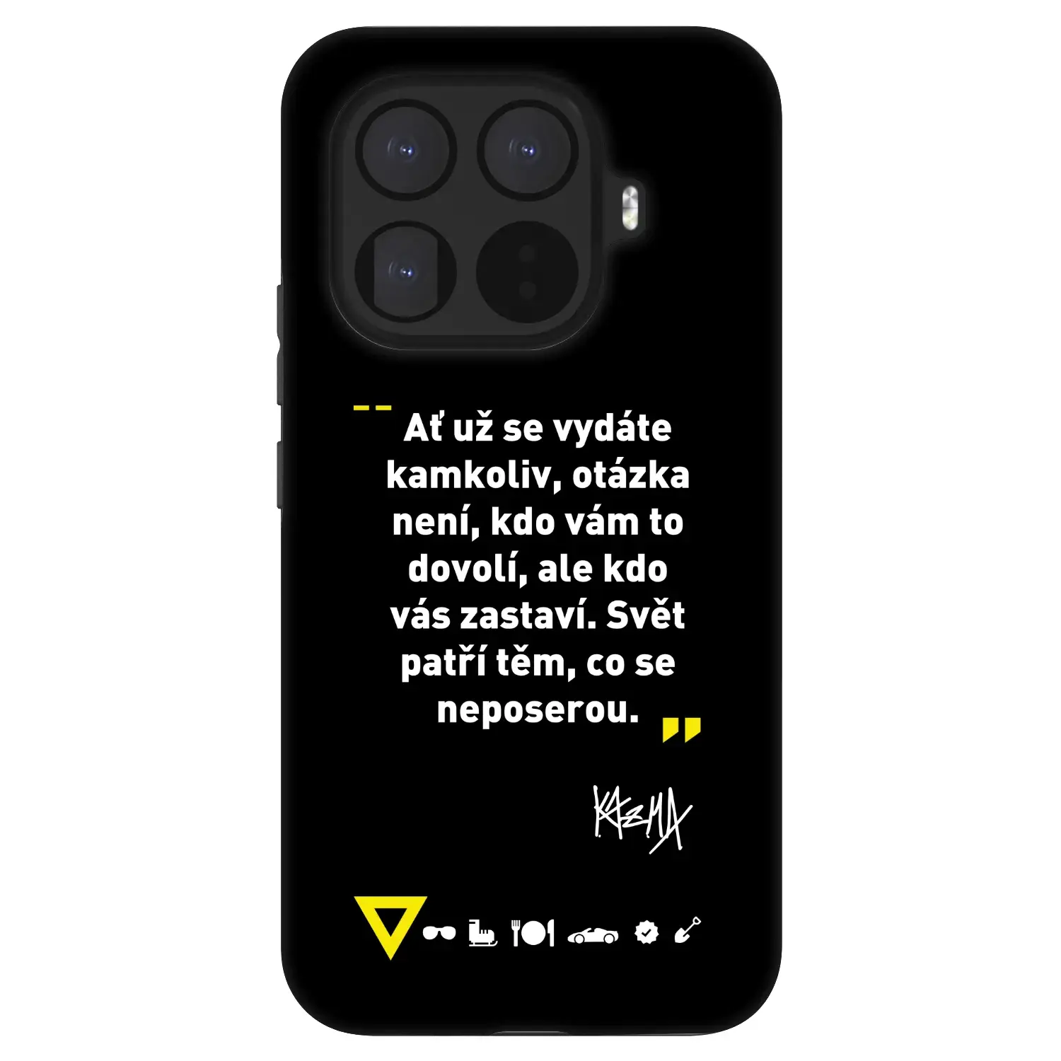Fashion Case pro Xiaomi 15T Pro - Kazma - SVĚT PATŘÍ TĚM, CO SE NEPOSEROU