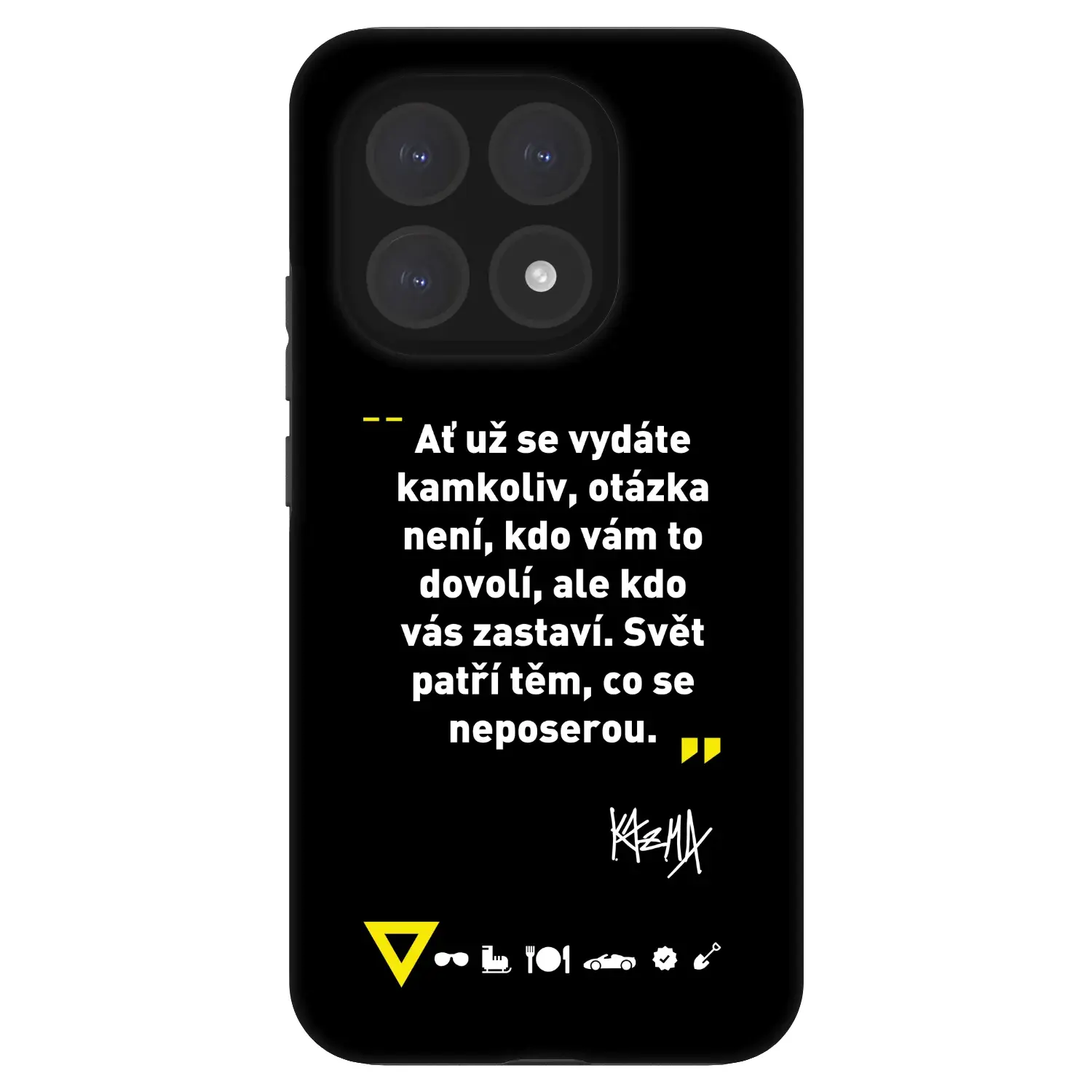Fashion Case pro Xiaomi 15T - Kazma - SVĚT PATŘÍ TĚM, CO SE NEPOSEROU
