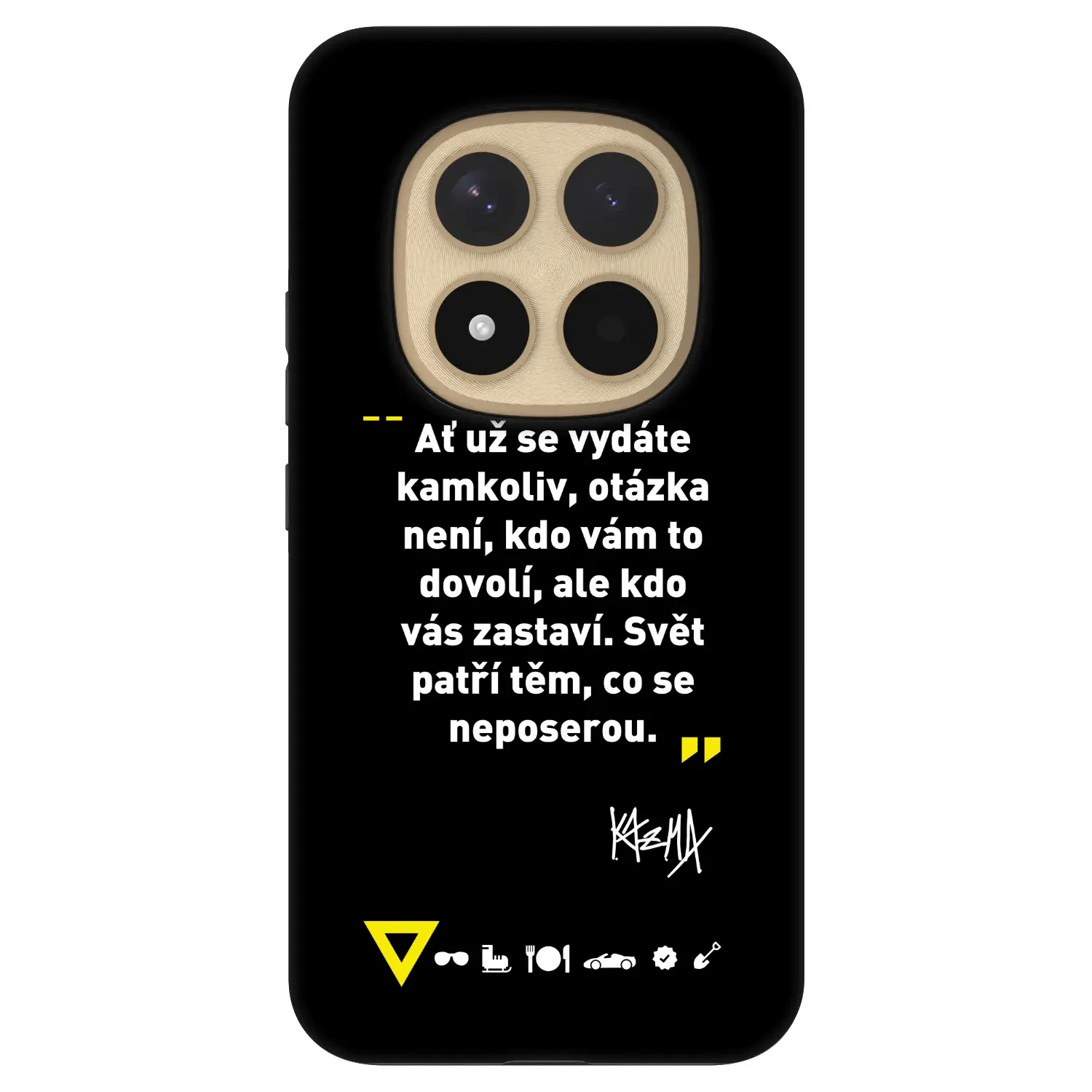 Fashion Case pro Xiaomi Redmi Note 15 Pro+ - Kazma - SVĚT PATŘÍ TĚM, CO SE NEPOSEROU