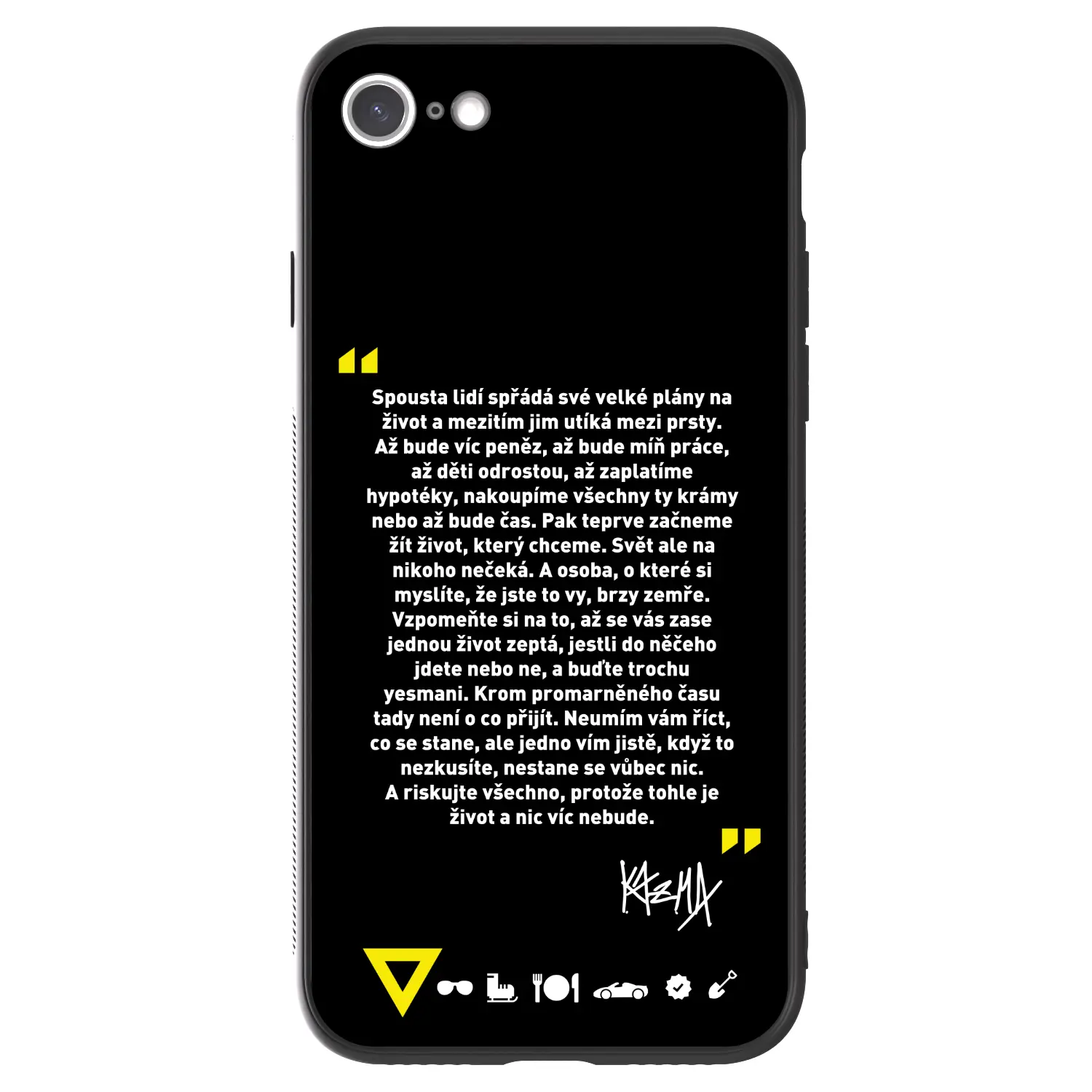 ULTIMATE CASE pro Apple iPhone SE 2020 - Kazma - BUĎTE TROCHU YESMANI