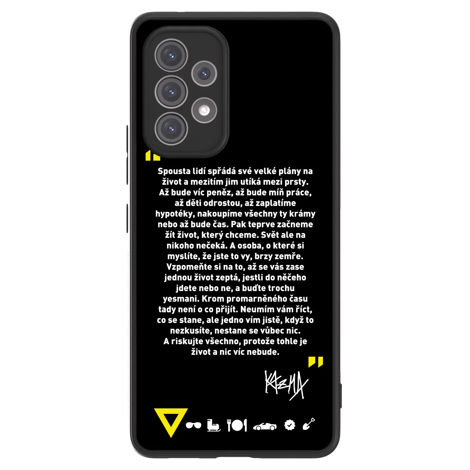 ULTIMATE CASE pro Samsung Galaxy A52s 5G A528B - Kazma - BUĎTE TROCHU YESMANI