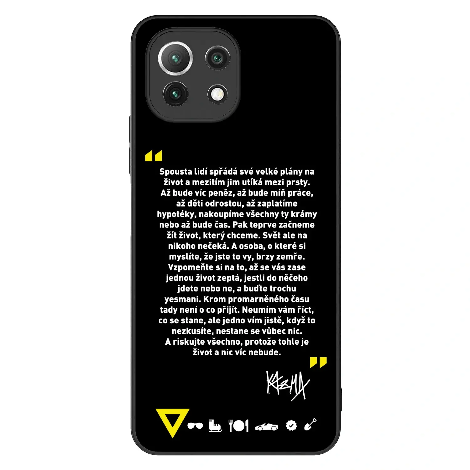 ULTIMATE CASE pro Xiaomi 11 Lite 5G NE - Kazma - BUĎTE TROCHU YESMANI