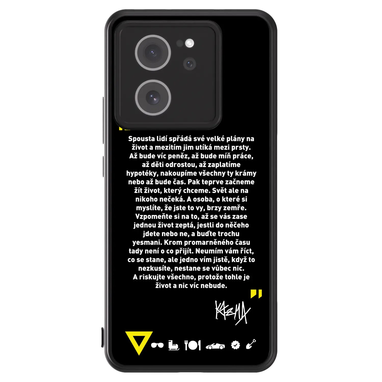 ULTIMATE CASE pro Xiaomi 13T Pro - Kazma - BUĎTE TROCHU YESMANI