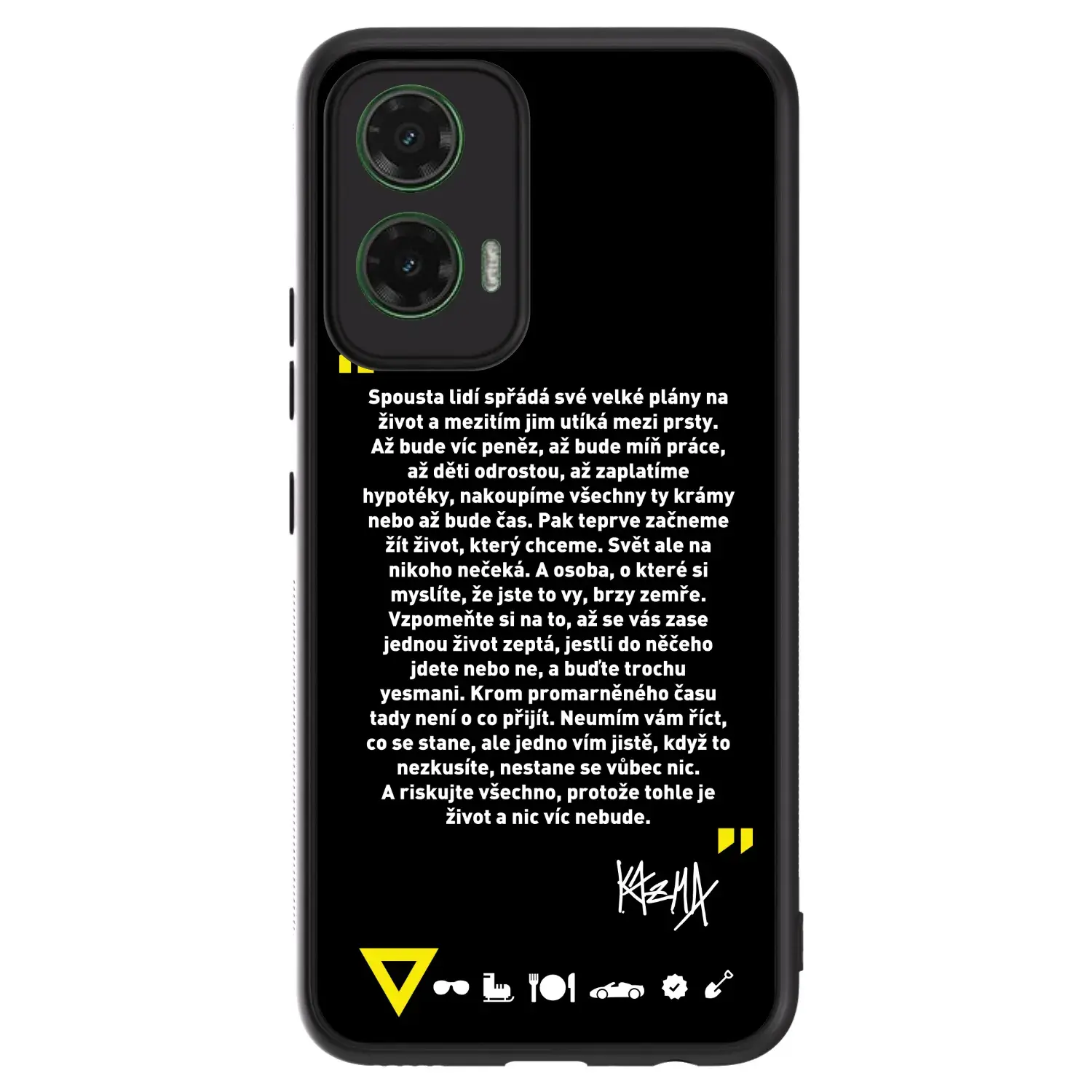 ULTIMATE CASE pro Motorola Moto G35 5G - Kazma - BUĎTE TROCHU YESMANI