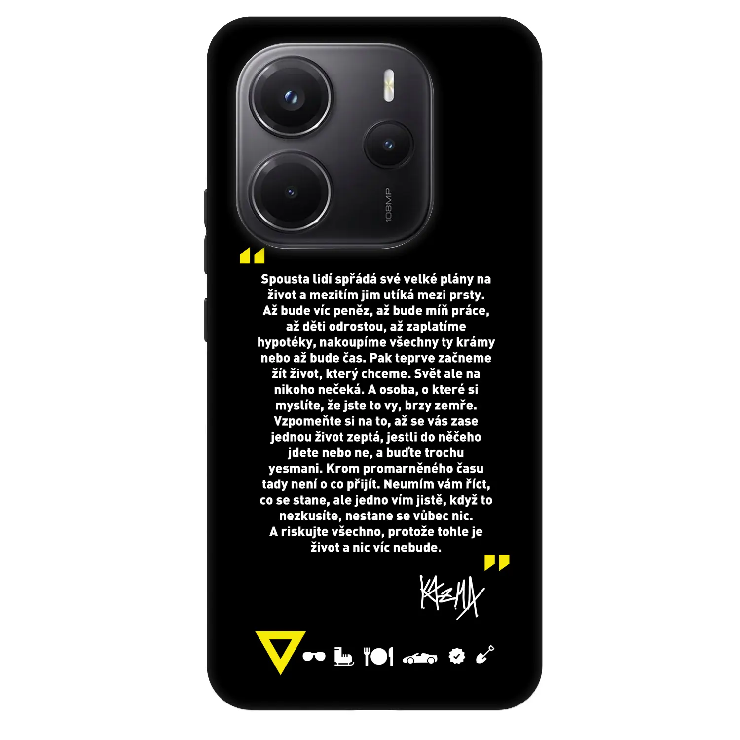 Fashion Case pro Xiaomi Redmi Note 14 5G - Kazma - BUĎTE TROCHU YESMANI