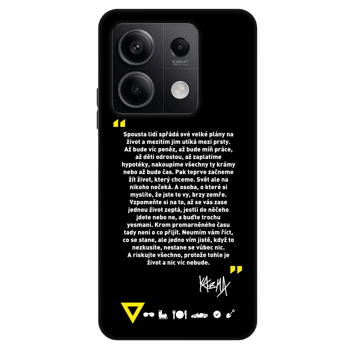 Fashion Case pro Xiaomi Redmi Note 13 5G - Kazma - BUĎTE TROCHU YESMANI