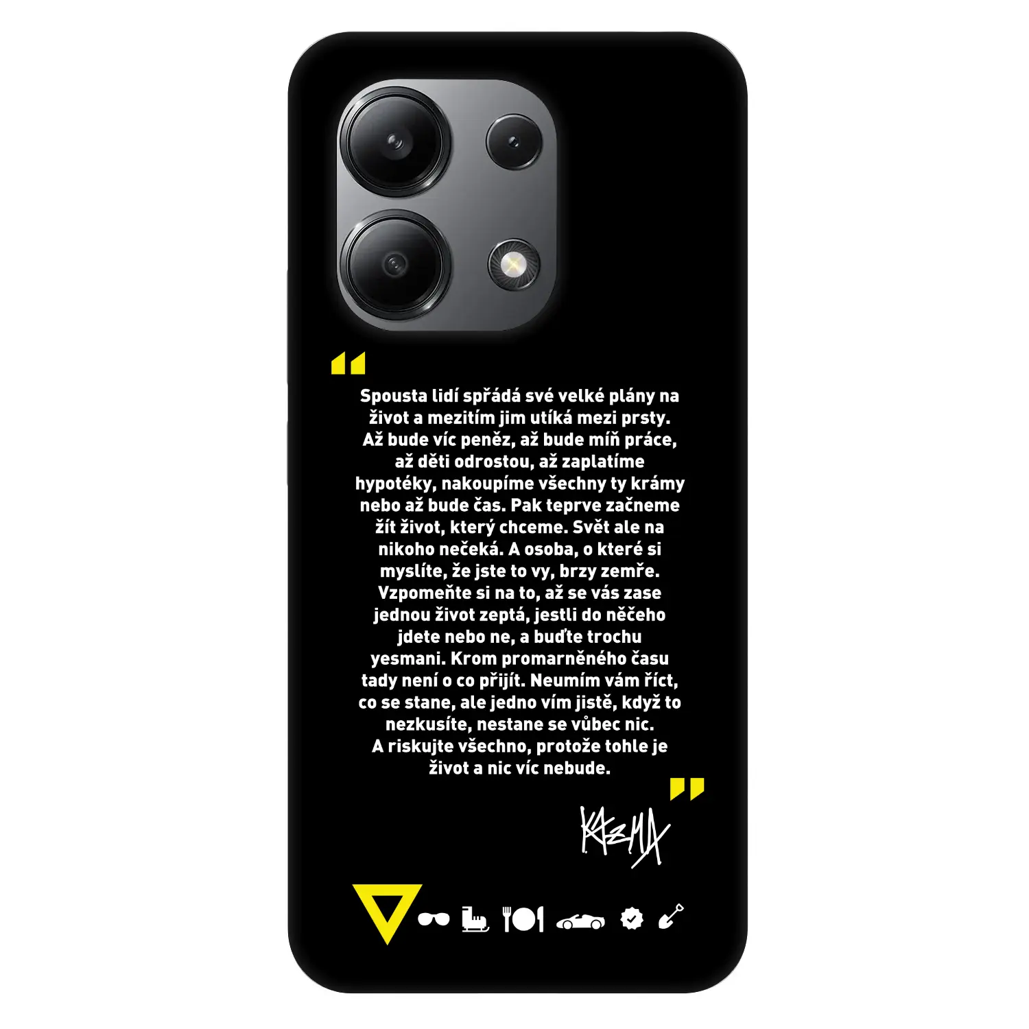 Fashion Case pro Xiaomi Redmi Note 13 4G - Kazma - BUĎTE TROCHU YESMANI