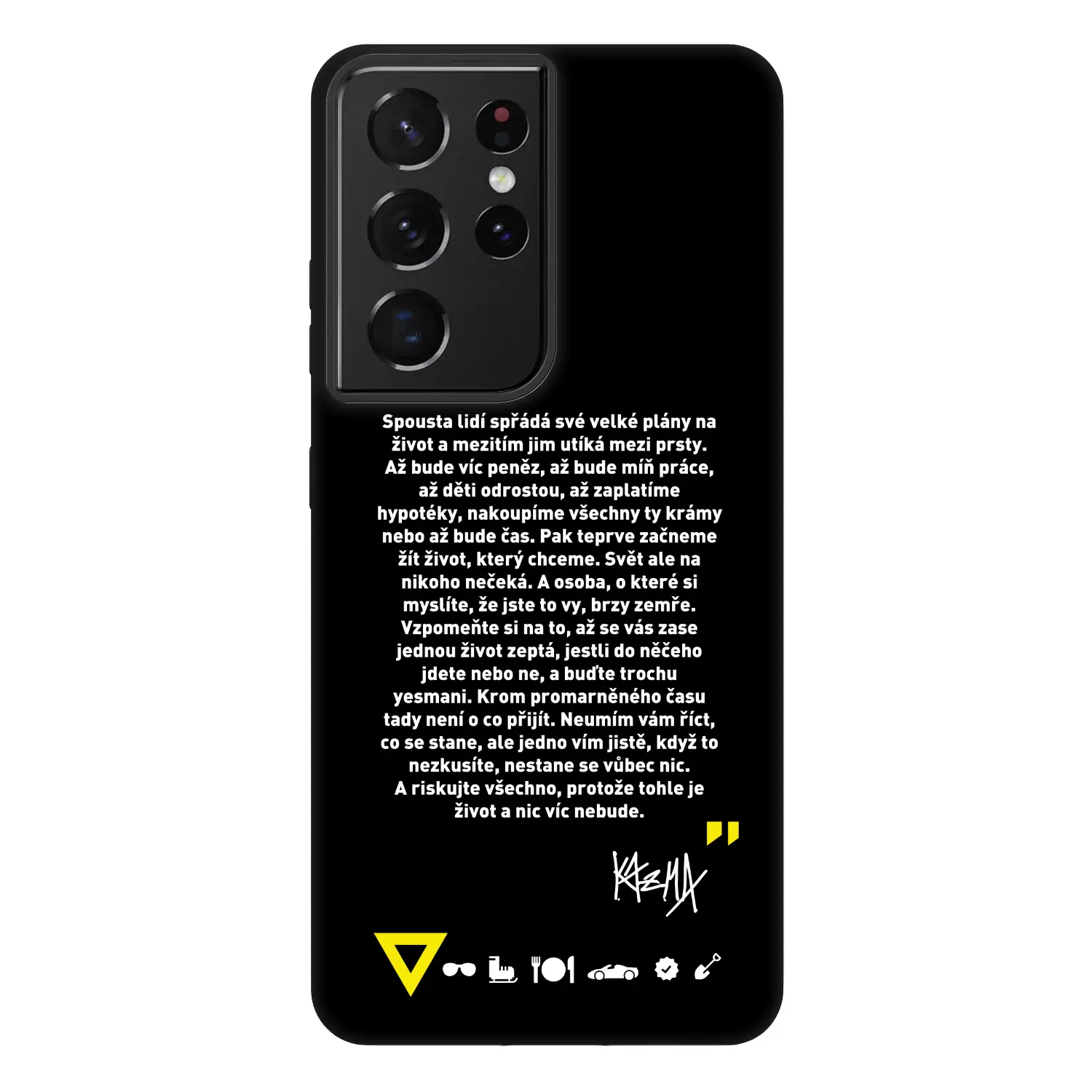 Fashion Case pro Samsung Galaxy S21 Ultra 5G G998B - Kazma - BUĎTE TROCHU YESMANI