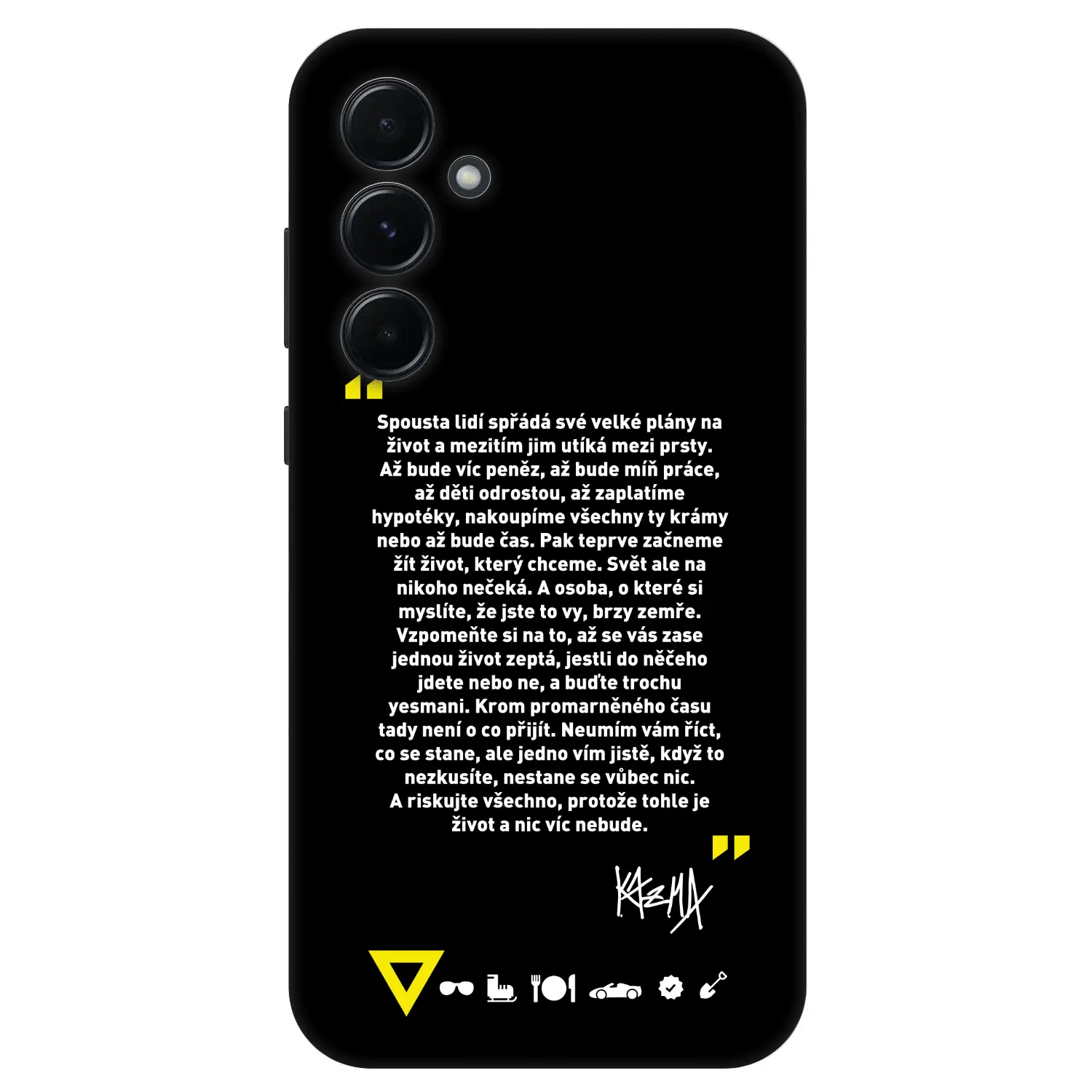 Fashion Case pro Samsung Galaxy A55 5G A556B - Kazma - BUĎTE TROCHU YESMANI