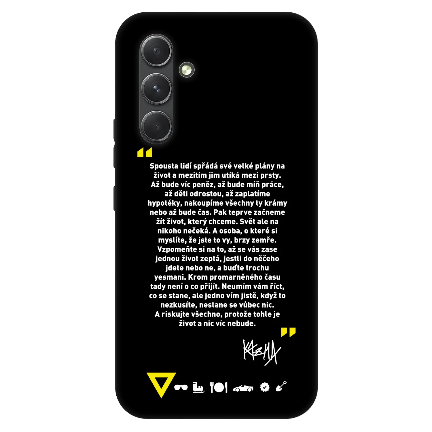 Fashion Case pro Samsung Galaxy A54 5G A546B - Kazma - BUĎTE TROCHU YESMANI