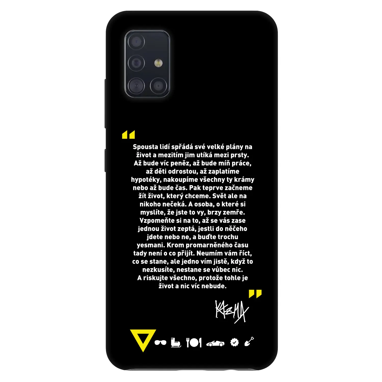 Fashion Case pro Samsung Galaxy A51 A515F - Kazma - BUĎTE TROCHU YESMANI