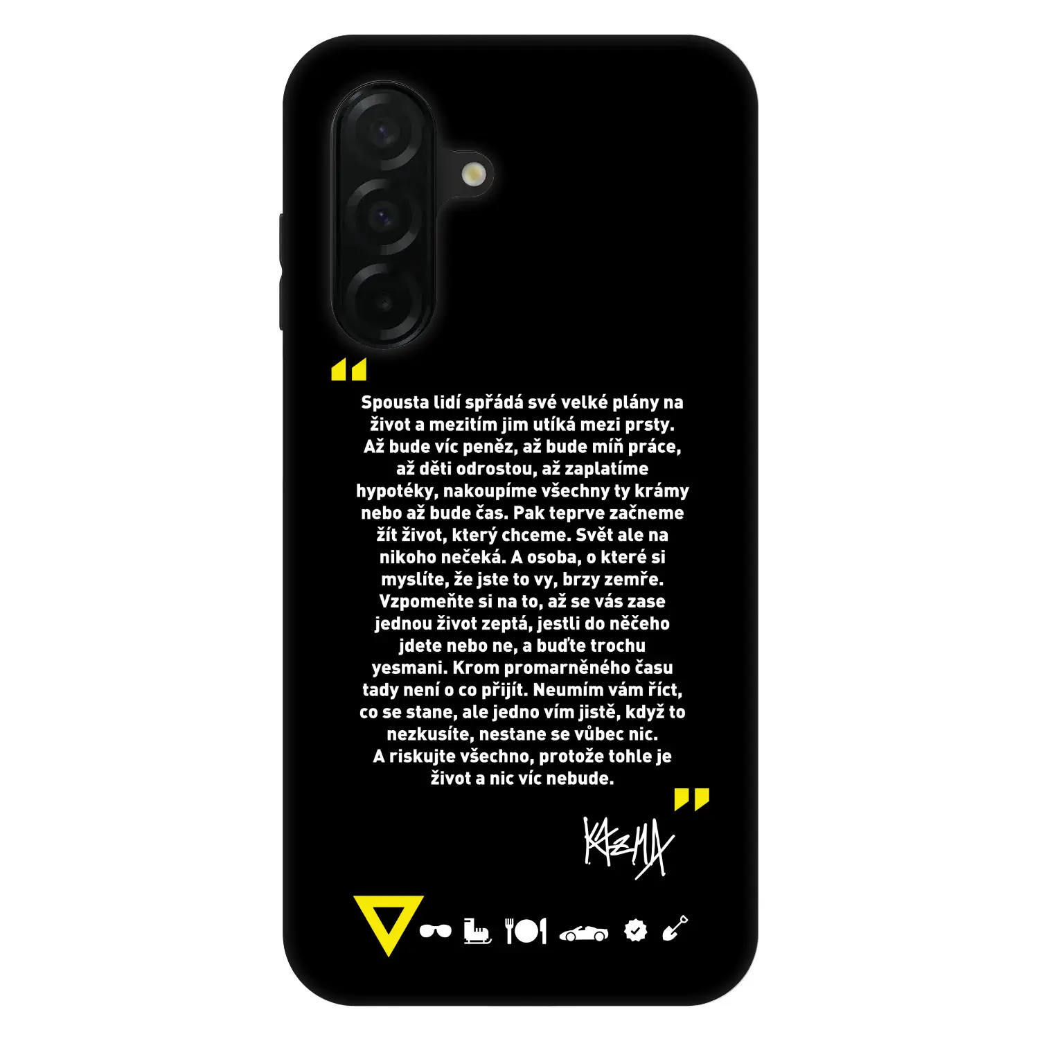 Fashion Case pro Samsung Galaxy A26 5G A266B - Kazma - BUĎTE TROCHU YESMANI